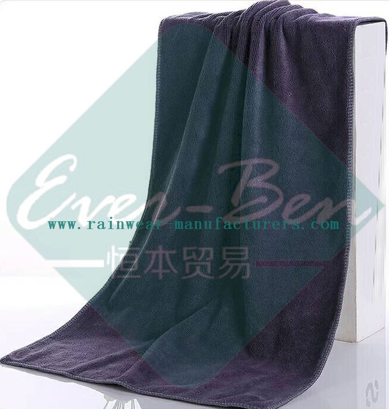 Black microfiber spa towels supplier